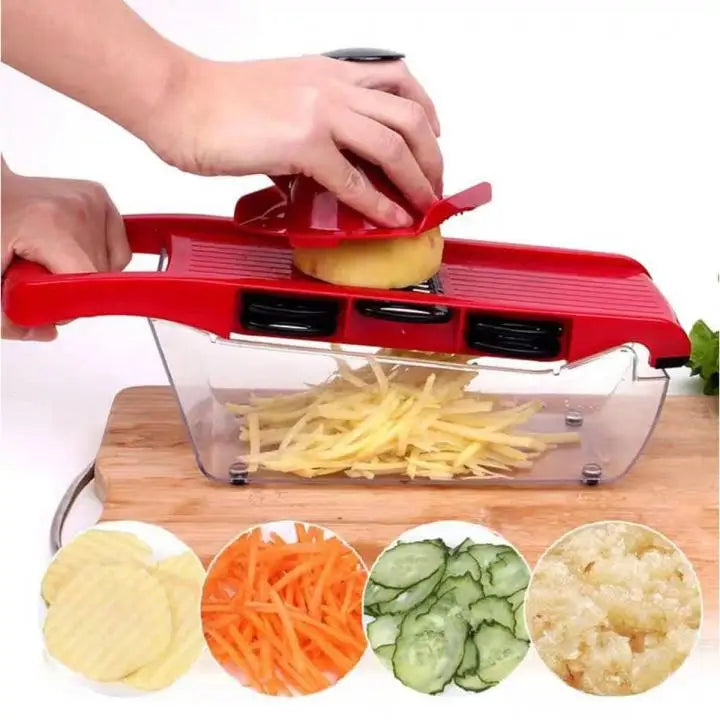 10 in 1 Mandoline Slicer Vegetable Cutter with Stainless Steel Blade