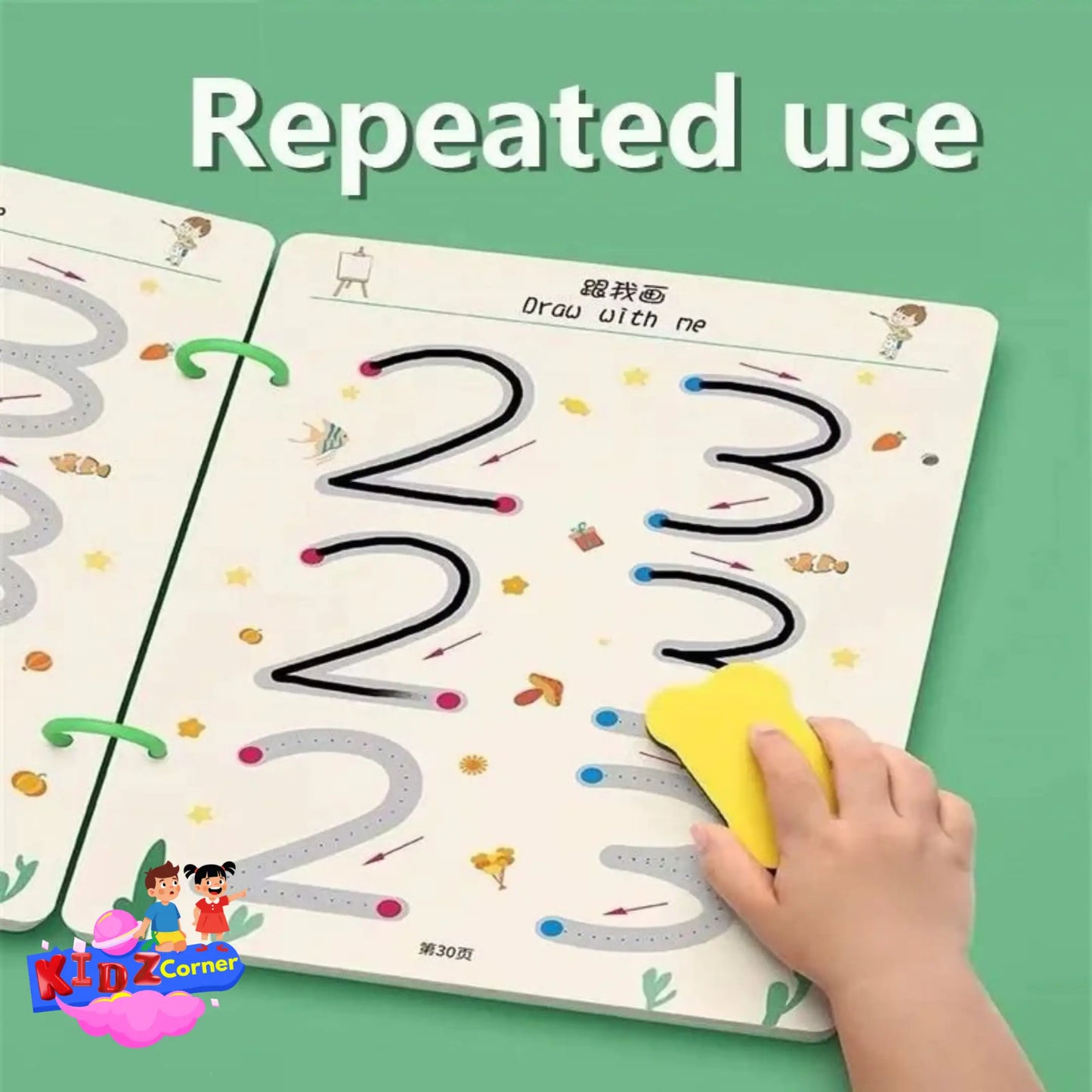 A4 Kids Tracing | Dot-to-Dot Workbook | 64 Pages