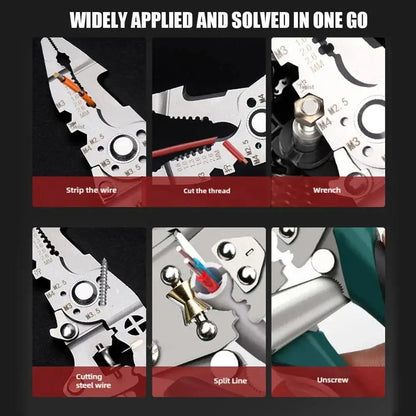 16 In 1 Plier Durable Strong Reliable Multi Functional Compact And Versatile Iron Tool With Multicolor Finish