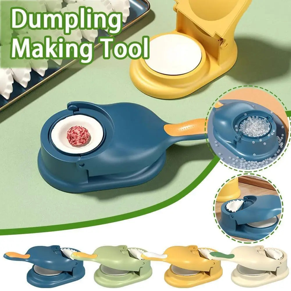 2-in-1 Manual Dumpling Maker & Dough Press Machine | Portable Samosa & Gujiya Mould Tool