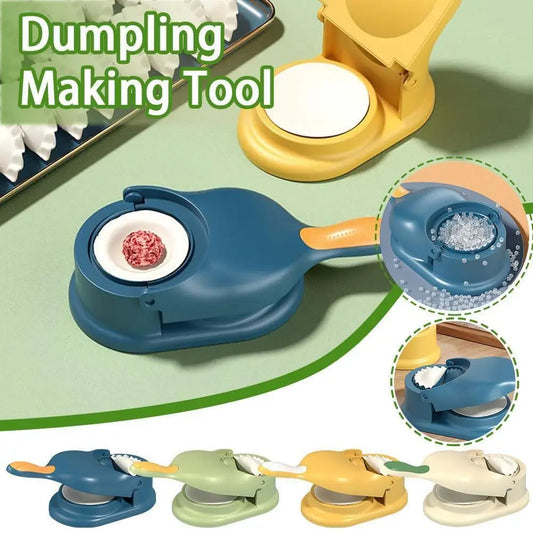 2-in-1 Manual Dumpling Maker & Dough Press Machine | Portable Samosa & Gujiya Mould Tool