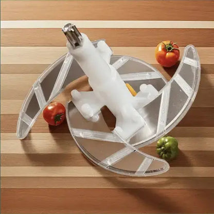 Assorted Stainless Steel Manual Food Chopper 2L – Multi Purpose Vegetable Fruit And Nut Cutter With Hand Push Blades
