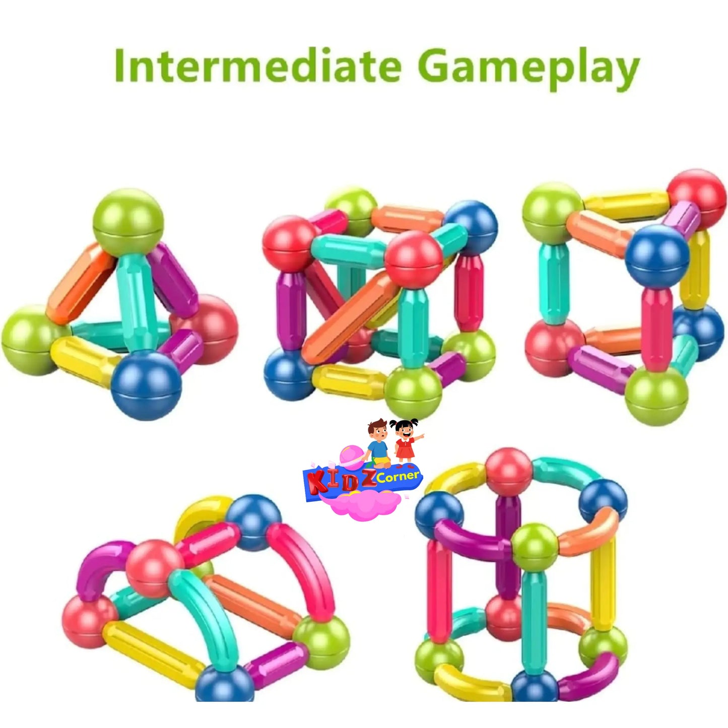 Magnetic Building Blocks | 36 PCS STEM Toy Set