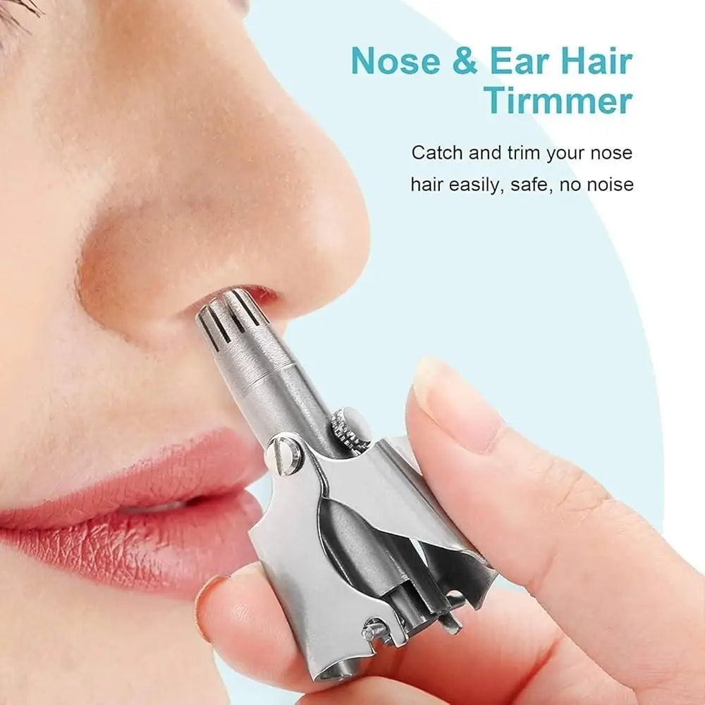 Mini Portable Stainless Steel Nose Hair Trimmer