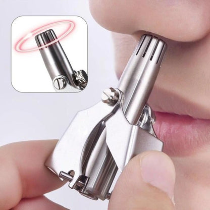 Mini Portable Stainless Steel Nose Hair Trimmer