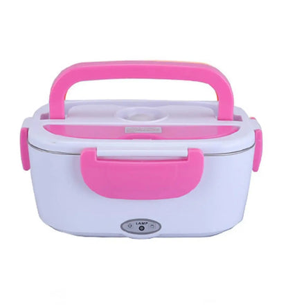 Multi-Functional Stainless Steel Electric Lunch Box – Portable Food Heater with Removable Container (Random Color)