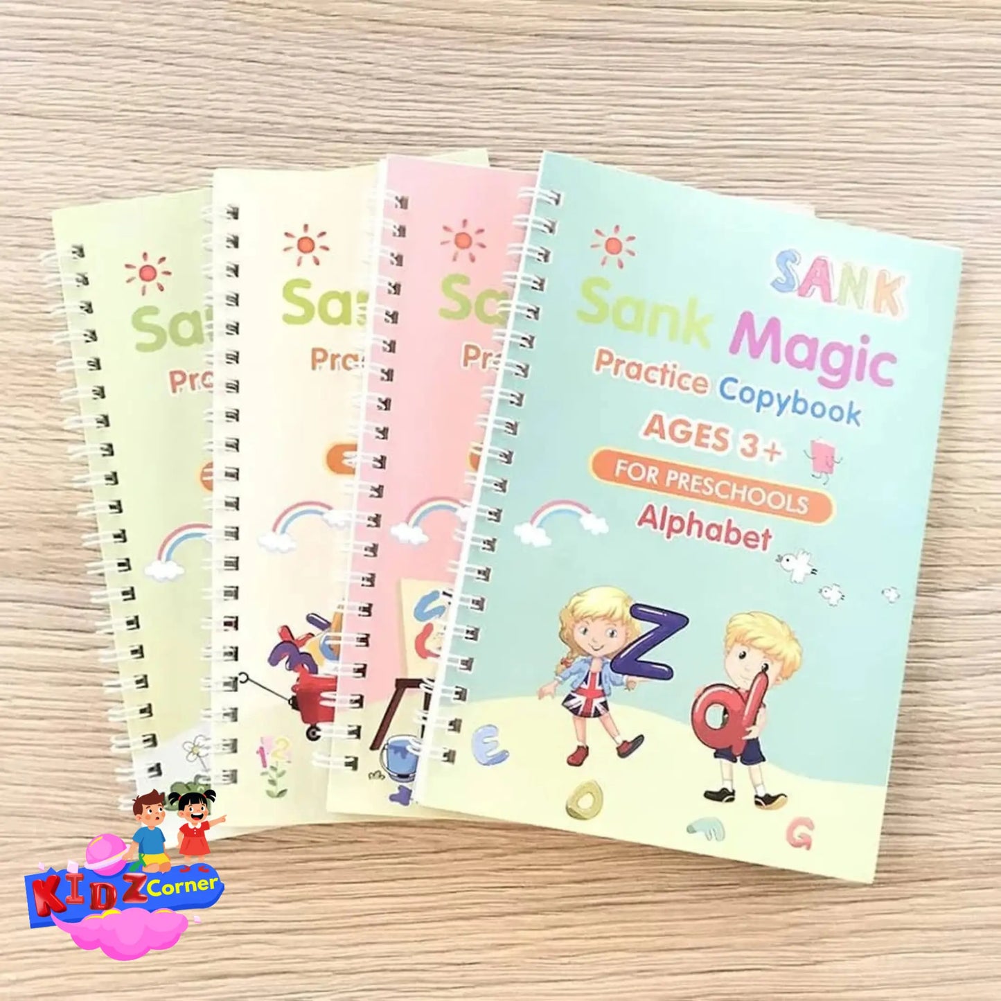 Magic Practice Copybook | Reusable Writing | 4 Books Set