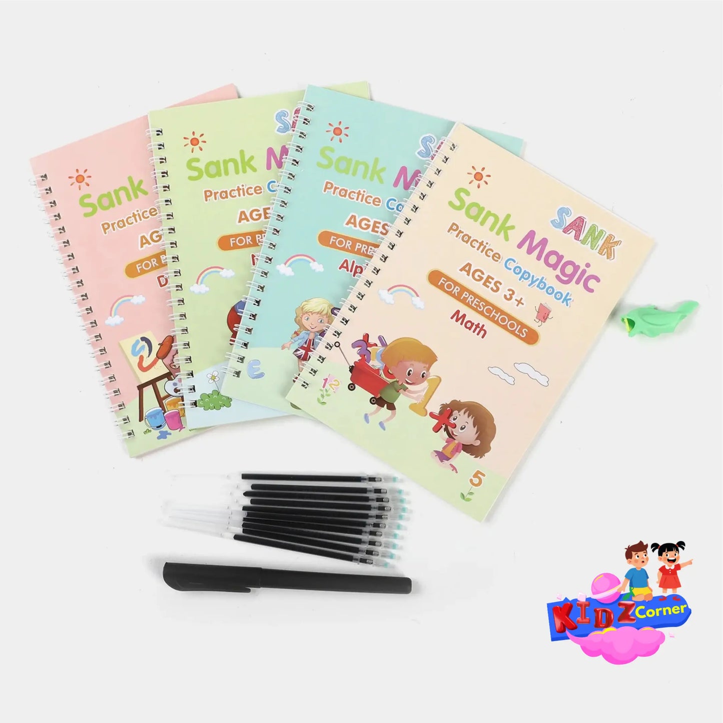 Magic Practice Copybook | Reusable Writing | 4 Books Set