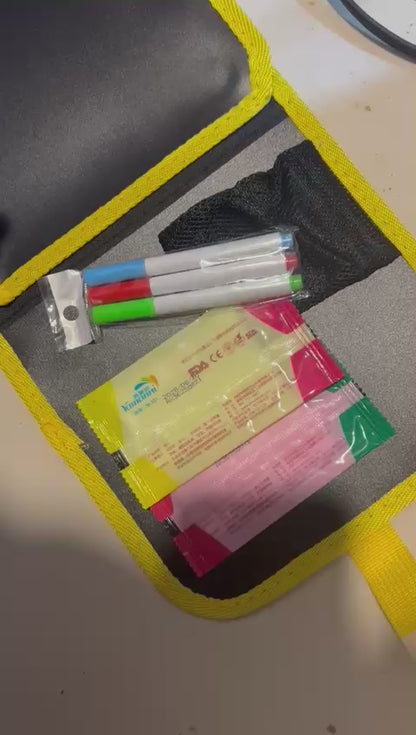 Erasable & Reusable Doodle Magic Blackboard Book with 3 Color Markers