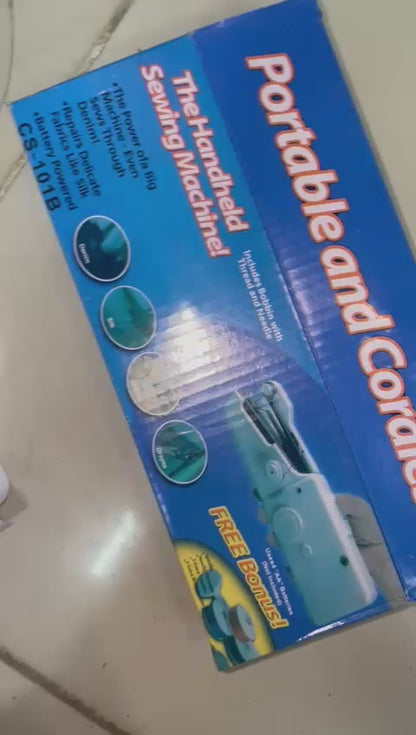 Handy Stich Portable Sewing Machine | Battery Operated Handheld Sewing Handy Stich